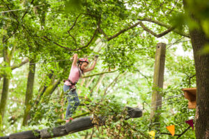 Child In A Adventure Playground